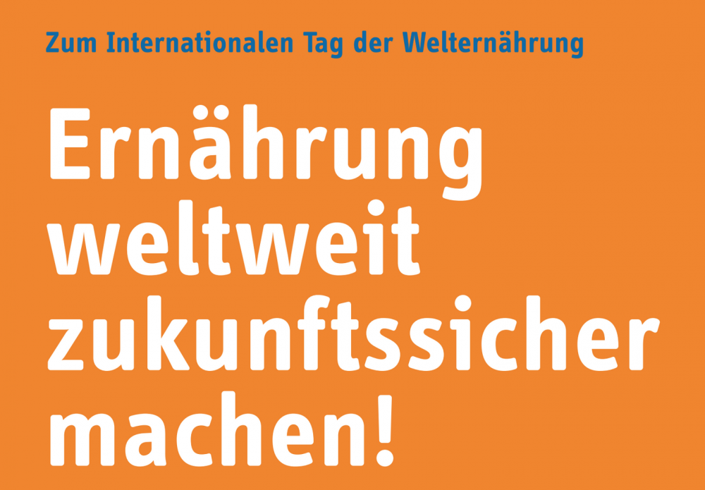 18.10 – Vortrag Forum Eine Welt, Augsburg: „Ernährung weltweit zukunftssicher machen!“