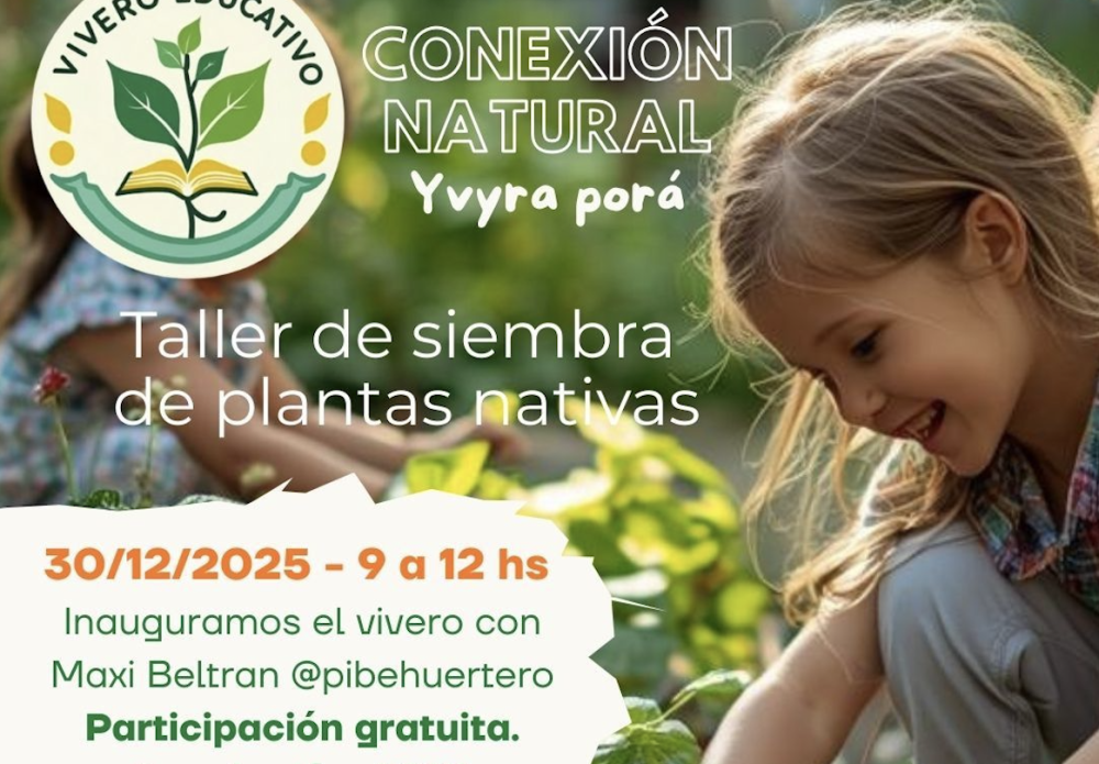 30/12 – Taller de nuestro vivero educativo «YVYRA PORÃ» en Pilar