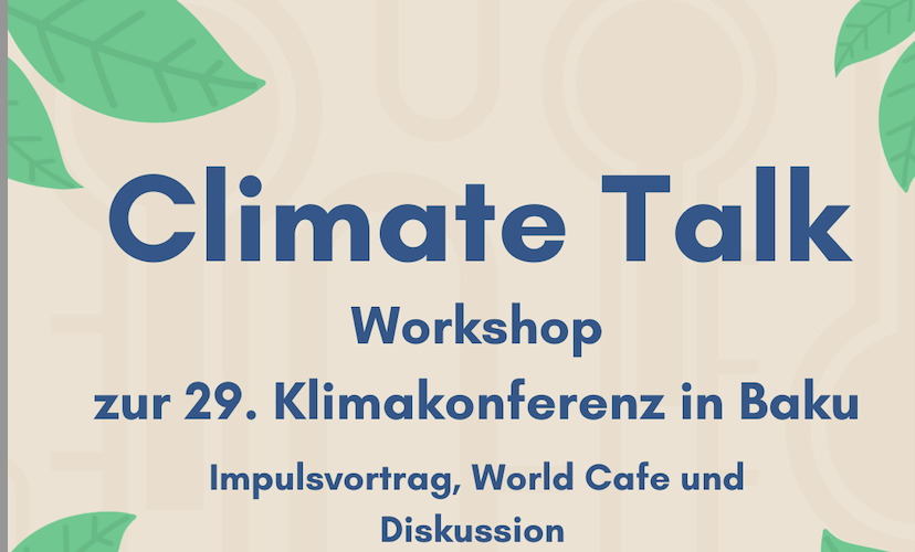 19.12.2024 – Climate Talk 2024 an der Hochschule Augsburg