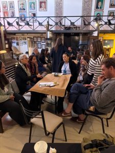 Actividad de articulación de ideas entre los participantes