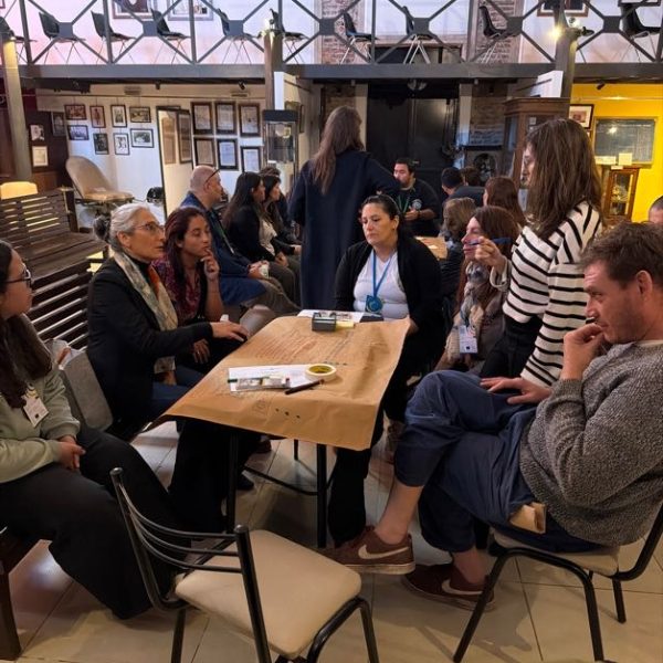 Actividad de articulación de ideas entre los participantes